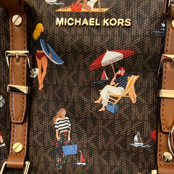 Michael Kors Brown  with Multicolor Print limited edition - Picture 3 of 3